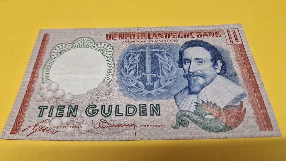Alte 10 Gulden Note, 1953, Niederlande, Top Zustand! (Gebraucht) in ...