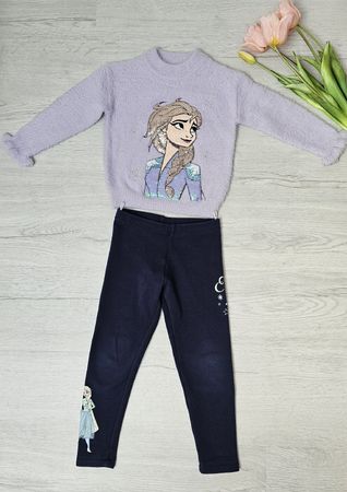 Pullover & Thermo- Leggings, C&A, Frozen, Elsa