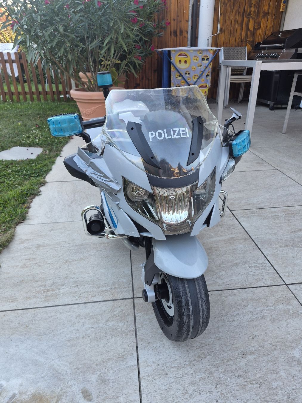 BMW Fahrzeuge für Kinder: BMW Kinder Elektro-Motorrad Polizei R1200 RT – Gebraucht aus Selzach von Paradiso89 1