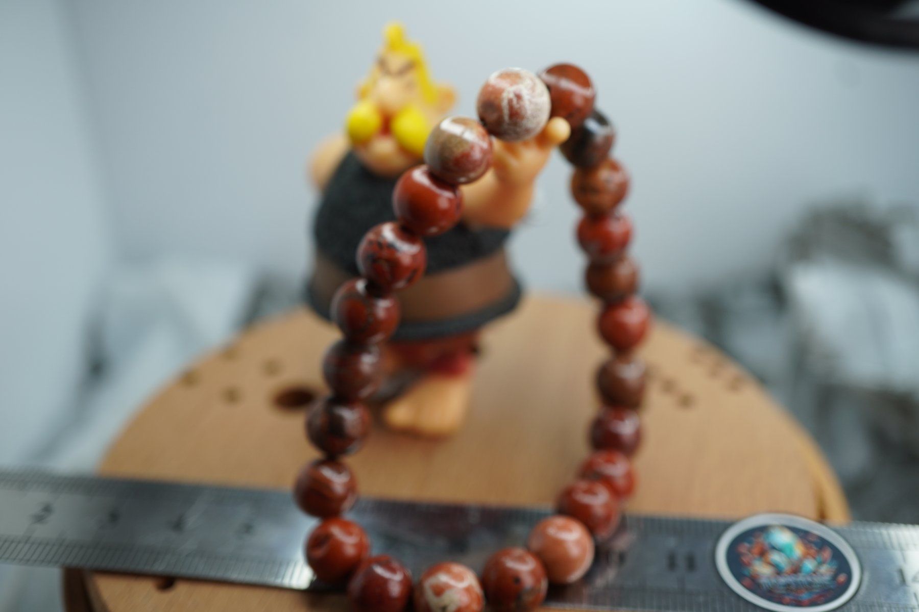 Minerali & Pietre curative: Jaspis Kugel   Armband    (Räumung!) – Nuovo e nell'imballaggio originale da Eschenbach SG venduto da topstone 4