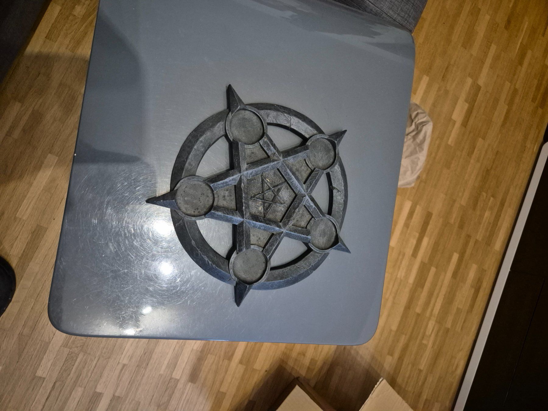 Portacandele: Kerzenständer in Pentagrammform – Usato da Dornach venduto da Bluti84