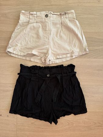Lot 2 shots taille haute: noir et neige taille EU 40 L