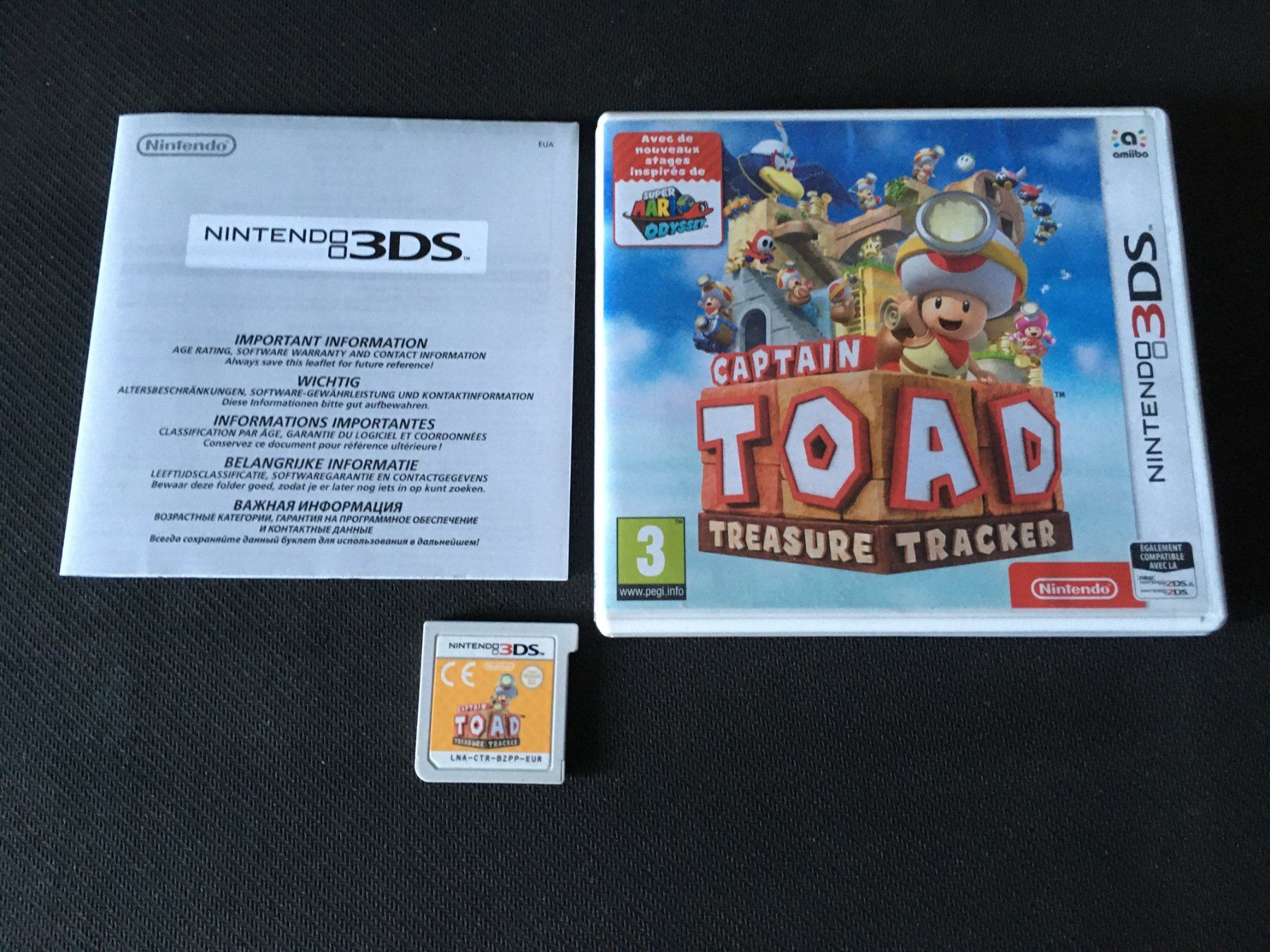 Nintendo Giochi: Captain Toad Treasure Tracker für Nintendo 3ds – Usato da St.Gallen venduto da sjosjo