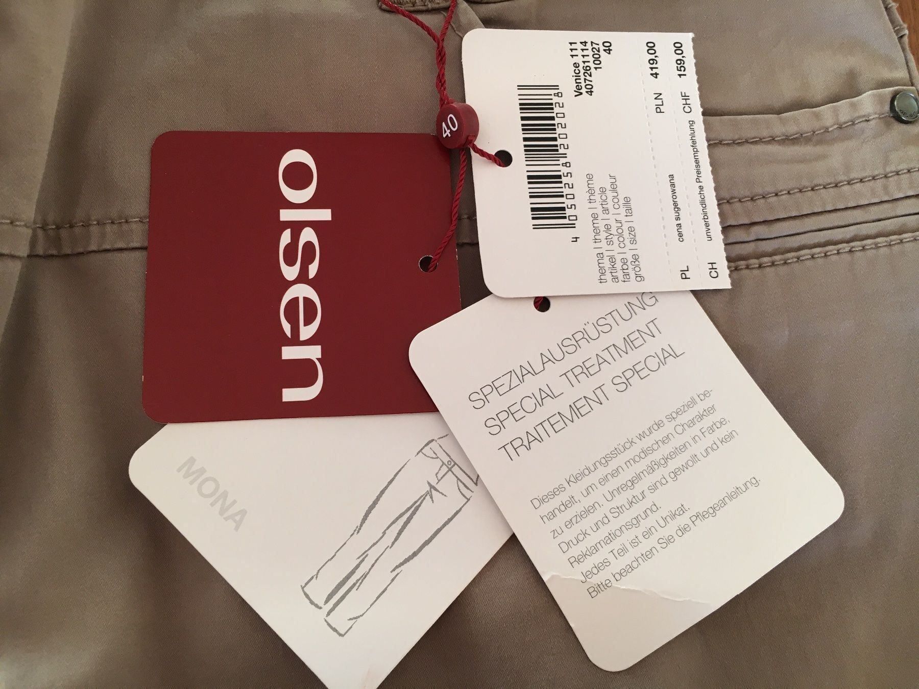 Hosen: Olsen - Hose, 40, Mona, beige – Neu (gemäss Beschreibung) aus Luzern von Jiggy_8898 4