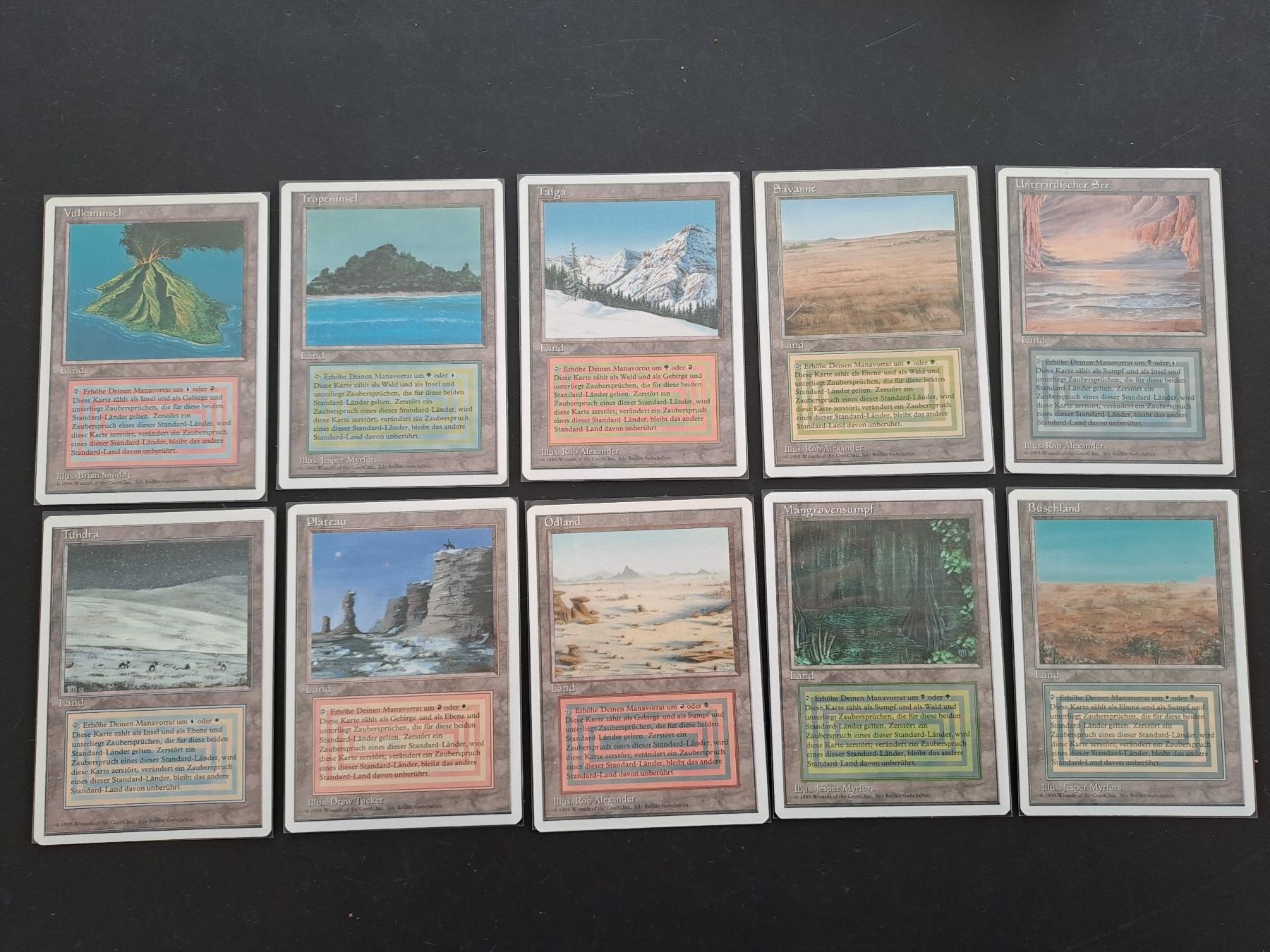 Magic the gathering Doppelländer 10er Set Europäisch Unlimit (Gebraucht ...