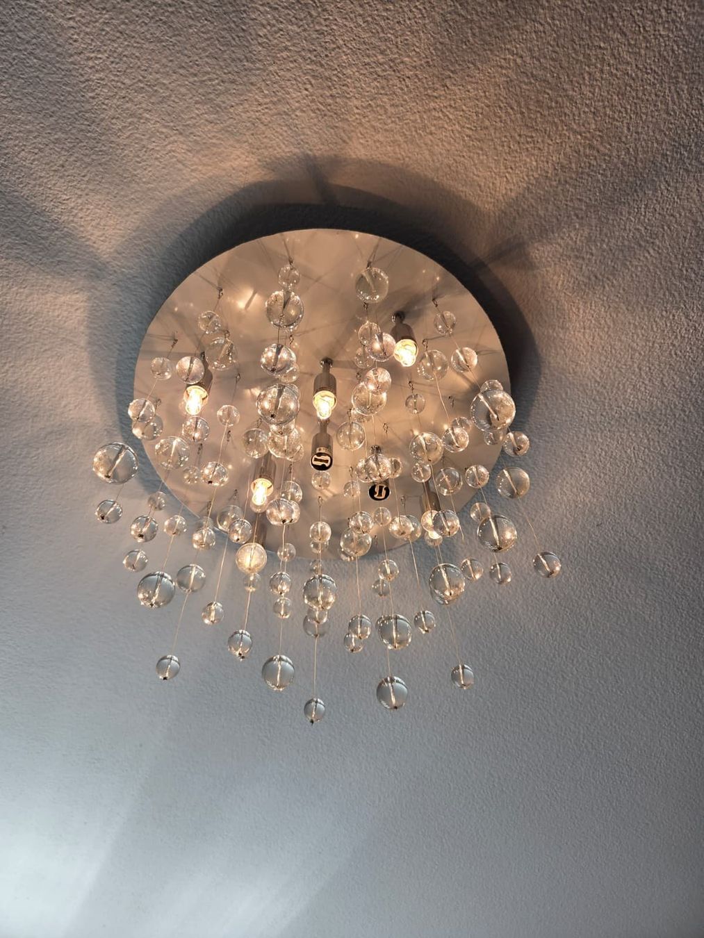 Kronleuchter & Deckenlampen: Deckenlampe mit Glaskugeln – Gebraucht aus Baar von Kelso