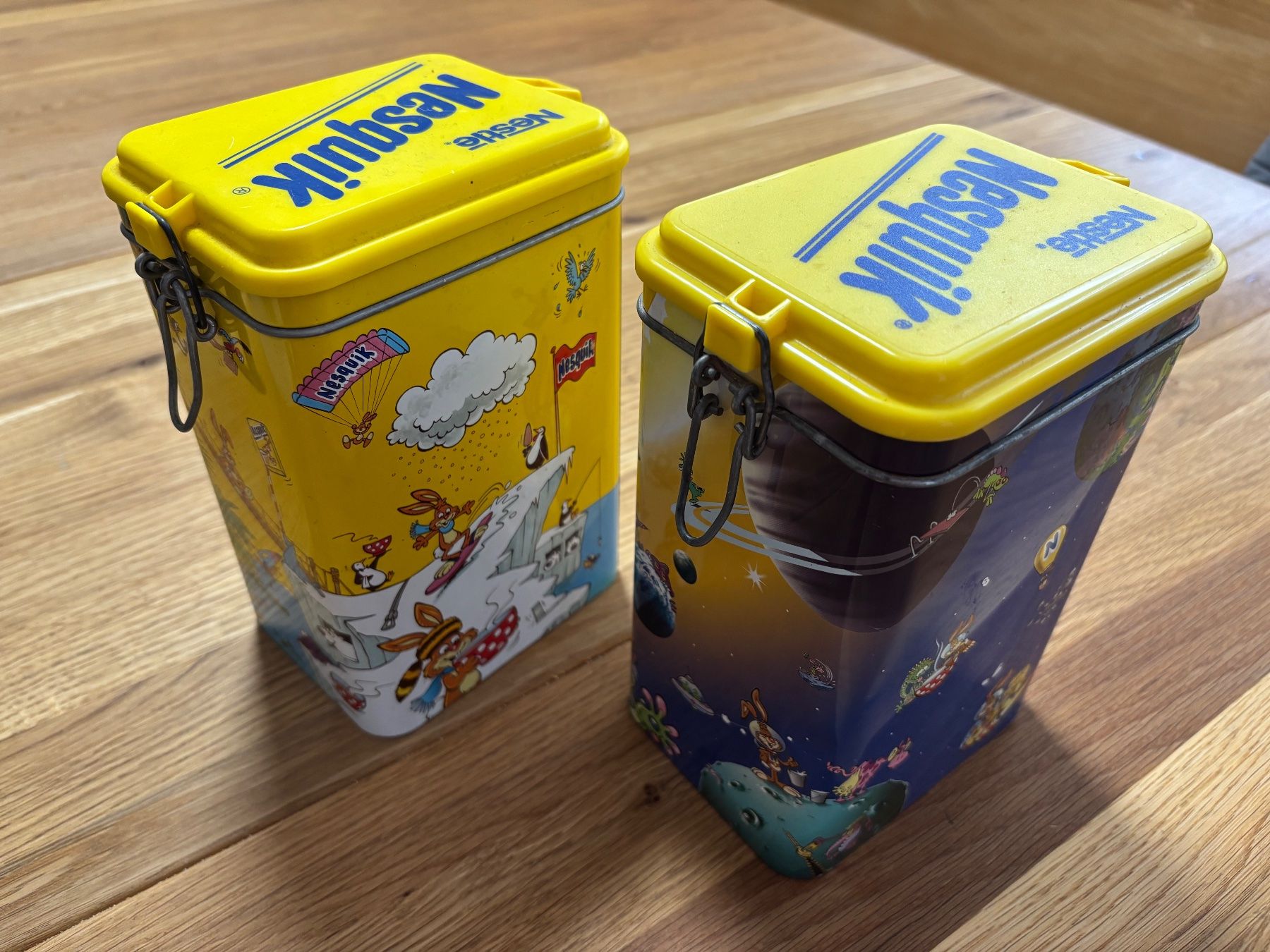 Behälter & Ähnliches: 2 Nesquik Dosen, Suchard Schüttelbecher – Gebraucht aus Glis von Lisal 2