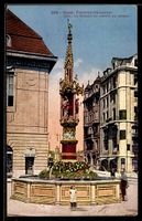 AK Basel, Fischmarktbrunnen, 1937