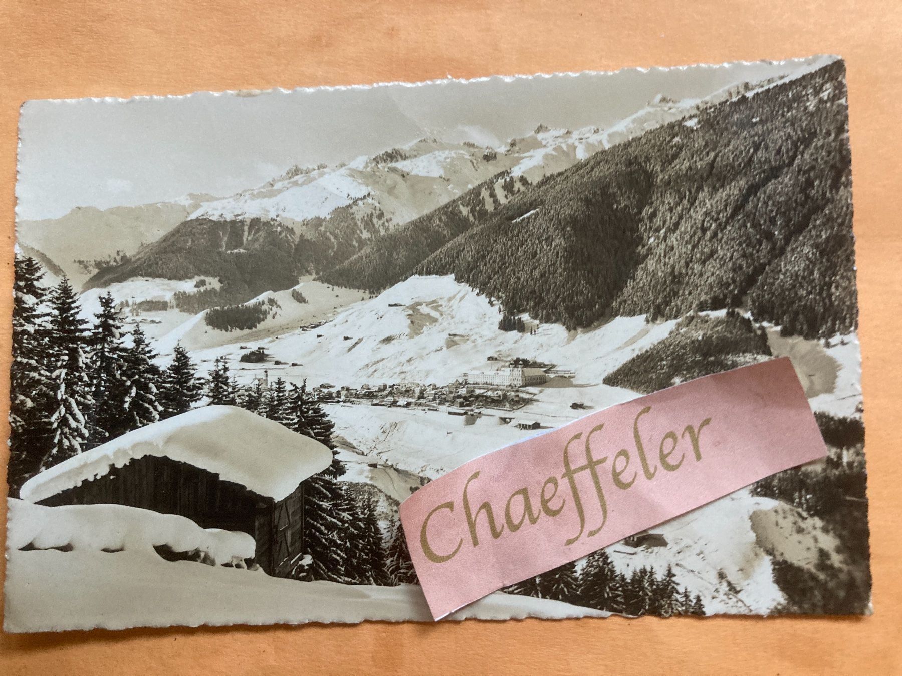 Cartoline postali: Disentis, Wintersportplatz – Usato da Zürich venduto da Chaeffeler