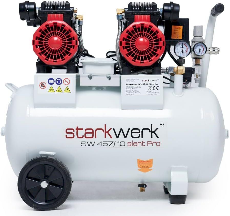 Compressori: Starkwerk SW457/10 Pro Flüsterkompressor – Nuovo e nell'imballaggio originale da Bottighofen venduto da zaap 4