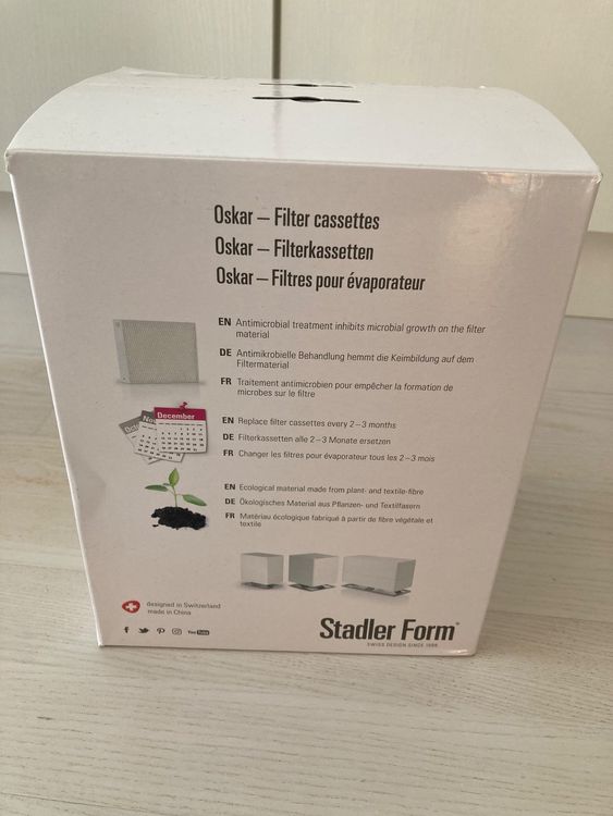 vhbw 6x Filtro compatible con Stadler Form Karl Big, Oskar Little