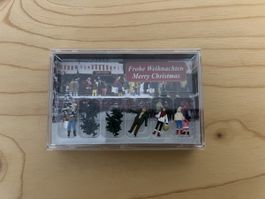 Preiser 10627 Achat sapin Noël HO 1:87 figurines neufs