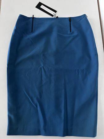 Blue Pencil Skirt - Size FR 38 - Perfect Condition!