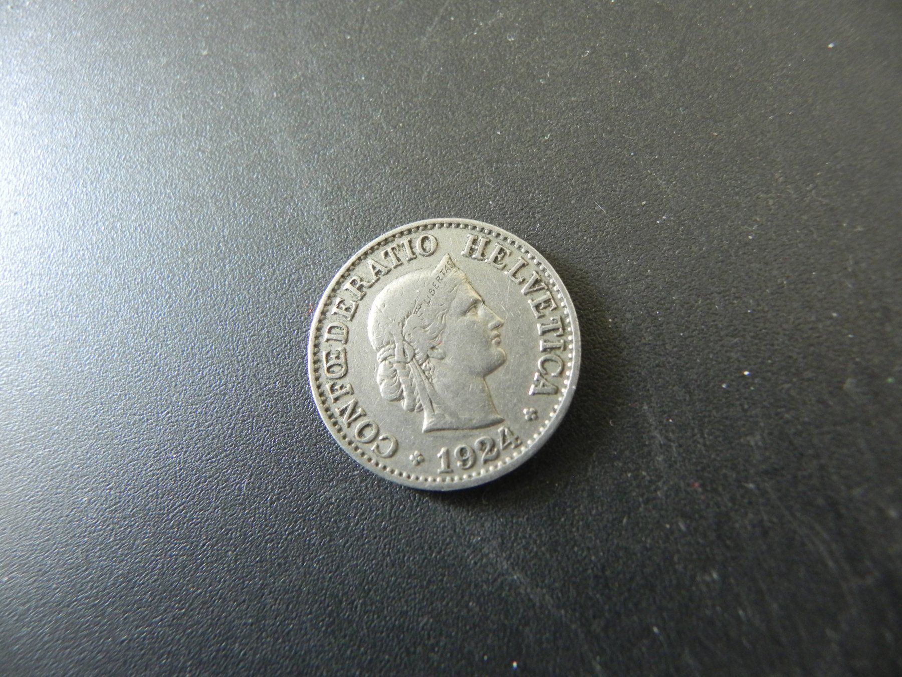 Tutti le monete: Schweiz 10 Rappen 1924 B – Usato da Biel/Bienne venduto da Gogolozi