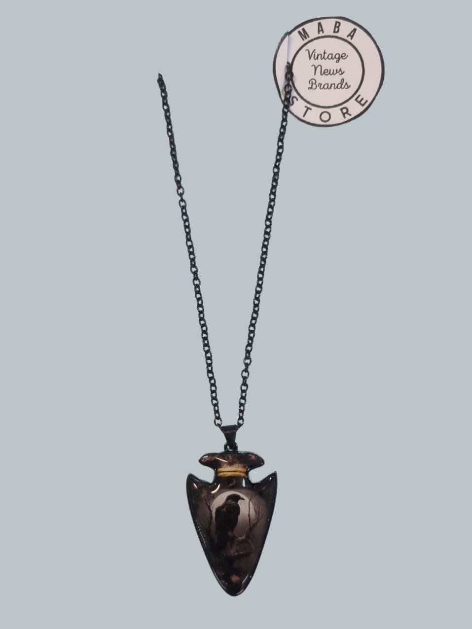 Catenine: Halskette mit Raben Anhänger – Nuovo (secondo la descrizione) da Figino venduto da MabaStore24 3