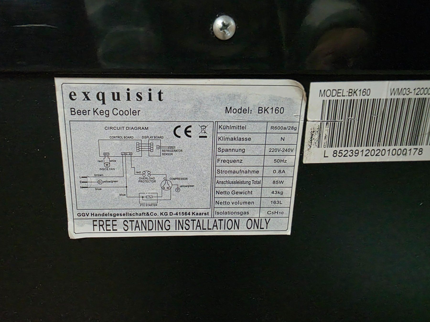 Appareils de cuisine: Zapfanlage – D'occasion à Ruggell par energetix82 6