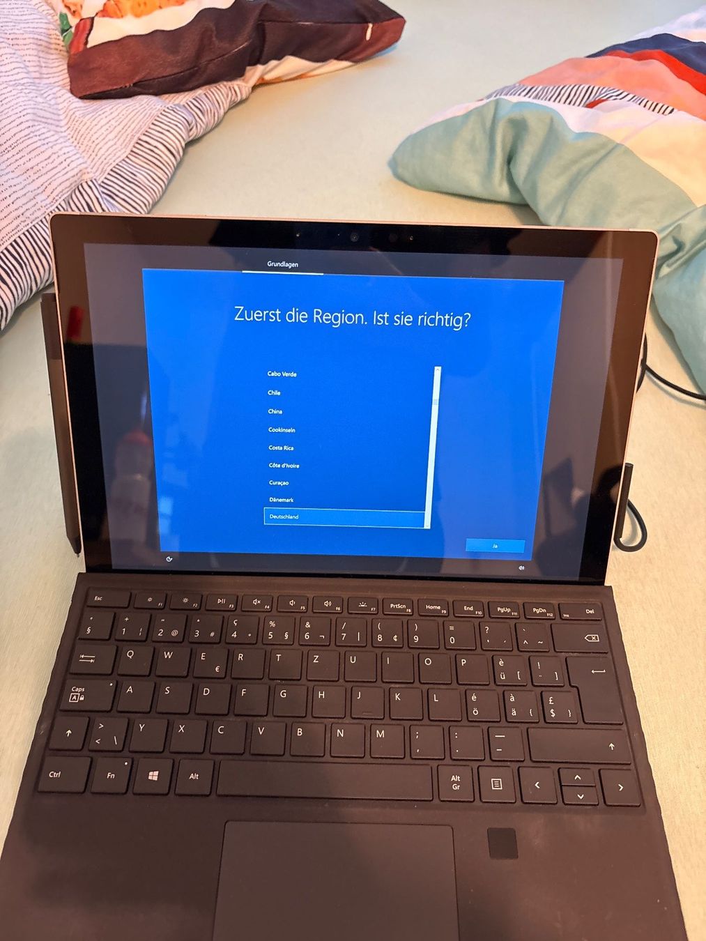 Microsoft Notebook: Microsoft Surface Pro 7 inkl. Stift und Tastatur – Usato da Dietikon venduto da Lidija0