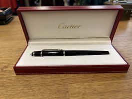 Füllfederhalter Cartier schwarz mit Box