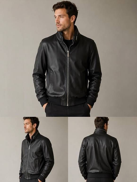 Jacken: Emporio Armani Lederjacke Grösse L – Gebraucht aus Unterägeri von mar_96hk 1