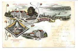 Arbon (TG) Hotel Lindenhof - Bad Rest. Sanitas - Jugendstil
