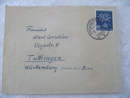 1946 Pro Juventute Brief ab Zollikerberg SBK J120