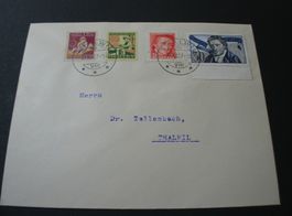 Juventute-Satzbrief 1927, , gestempelt Thalwil, 31.XII.27