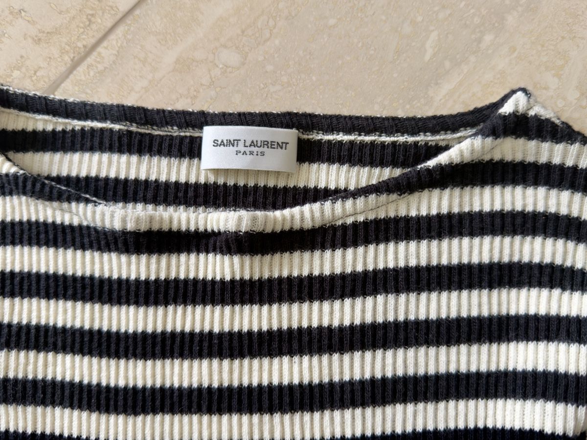 Saint Laurent Maglioni & Felpe: Saint Laurent gestreifter Matrosen-Pullover, S - neu! – Nuovo (secondo la descrizione) da Au ZH venduto da swissmatchpoint 3