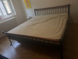 Bettgestell Schwarz