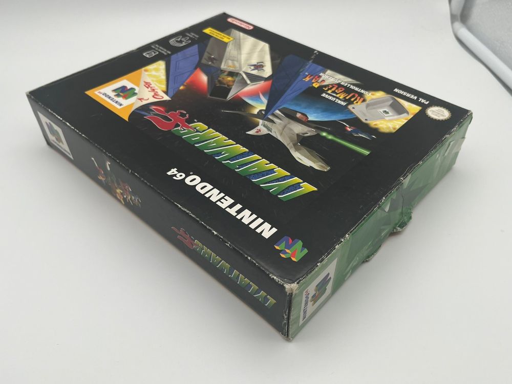 Lylat Wars Big Box OVP Nintendo 64 Rumble pak N64 retro Pal (Gebraucht ...