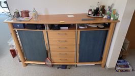 Sideboard /Buffet, Holz hell, Top Zustand