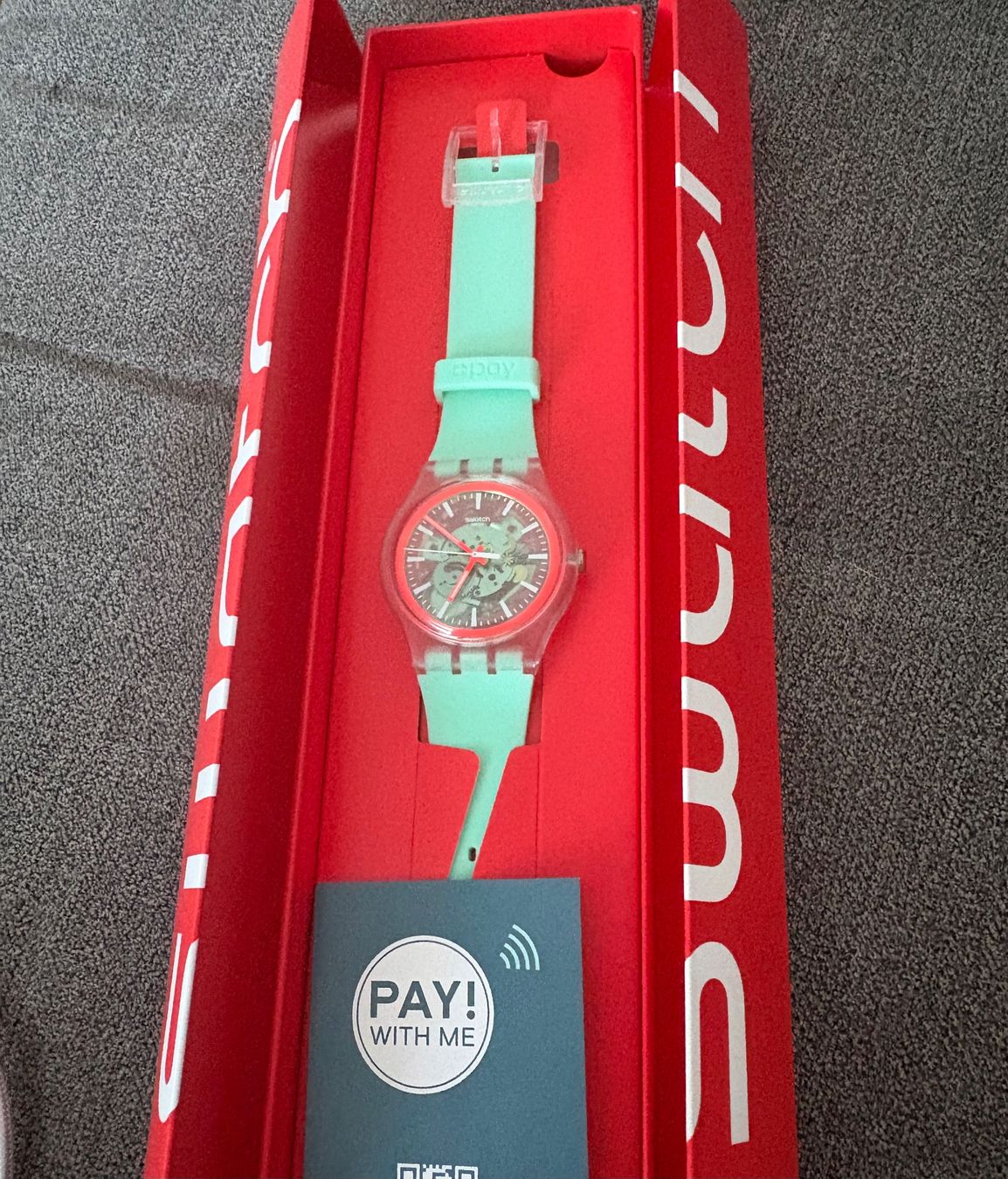 Swatch Orologi: Swatch pay sweetly mint – Nuovo (secondo la descrizione) da Montreux venduto da Fievreacheteuse 1