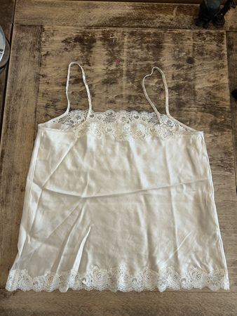 Habella Débardeur Soie et Dentelle, Taille XXS - État Neuf
