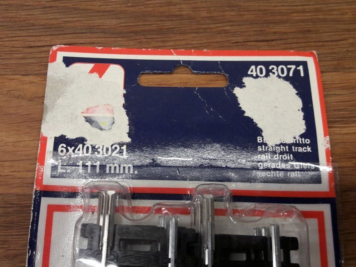 Lima Modelleisenbahnen: Lima HO DC : paquet 6 rails droits 111mm – Neu und originalverpackt aus Buttes von Cafe2005 2