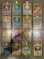 Pokémon Base Set Deutsch Unlimited Komplett 102/102 + 1st Ed