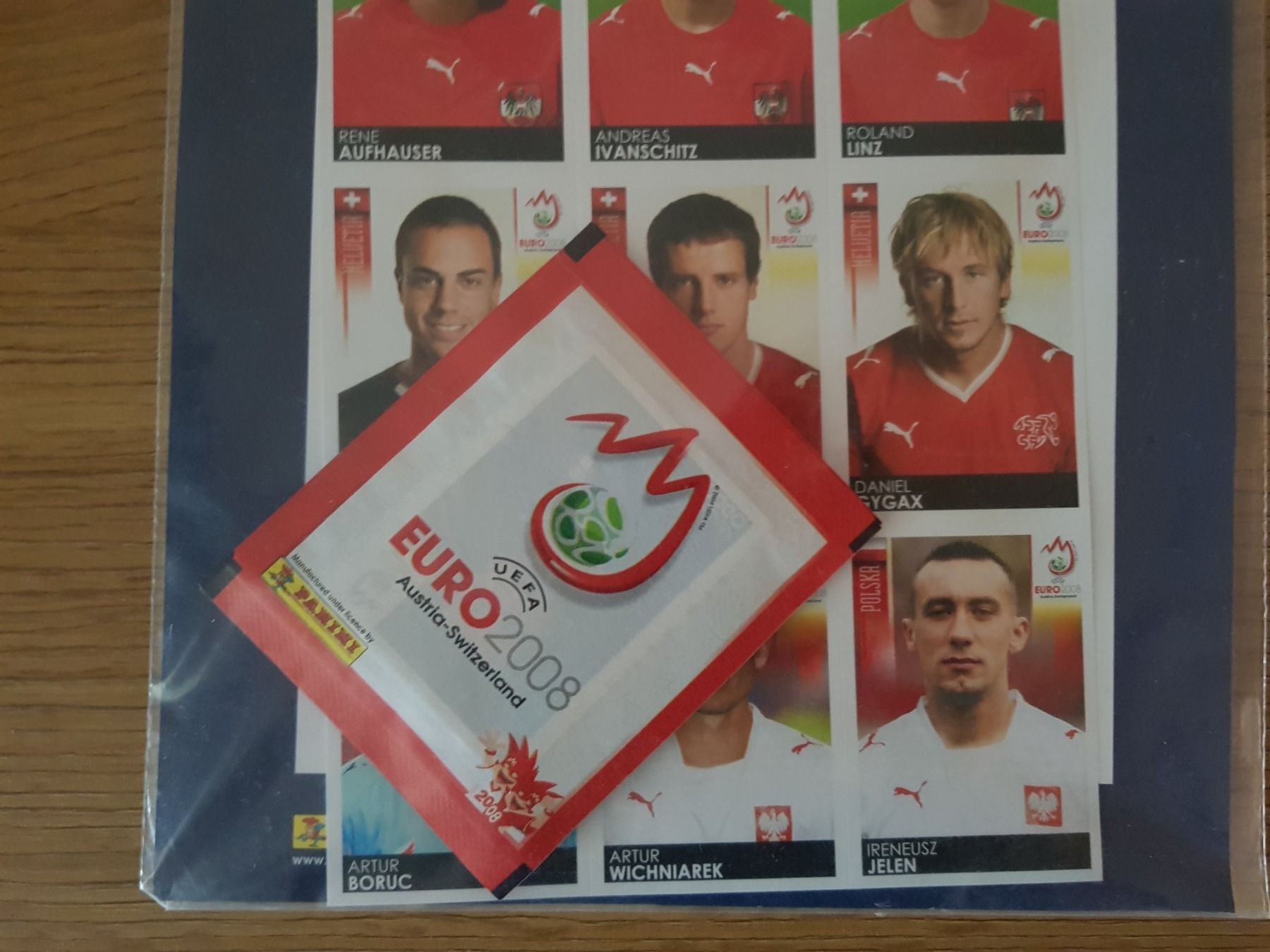 Panini Carte collezionabili: Panini EURO 2008 Multipack - 7 Tüten + 9 Sticker Bogen – Nuovo e nell'imballaggio originale da Nürensdorf venduto da spartacus64 1
