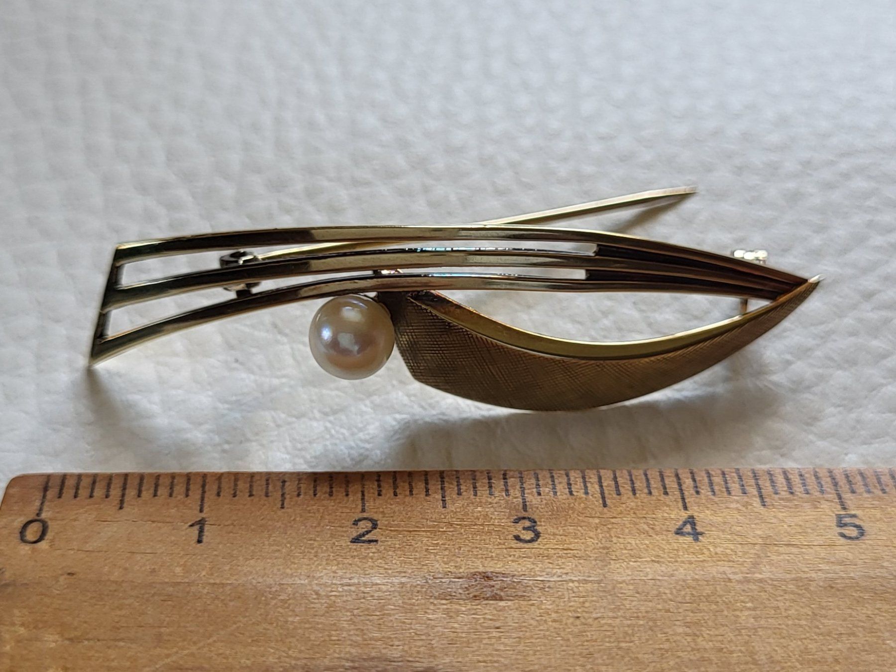 Spille & Fermagli: Gold 585 Broche Mit Perle – Usato da Wald ZH venduto da Dasilver 3