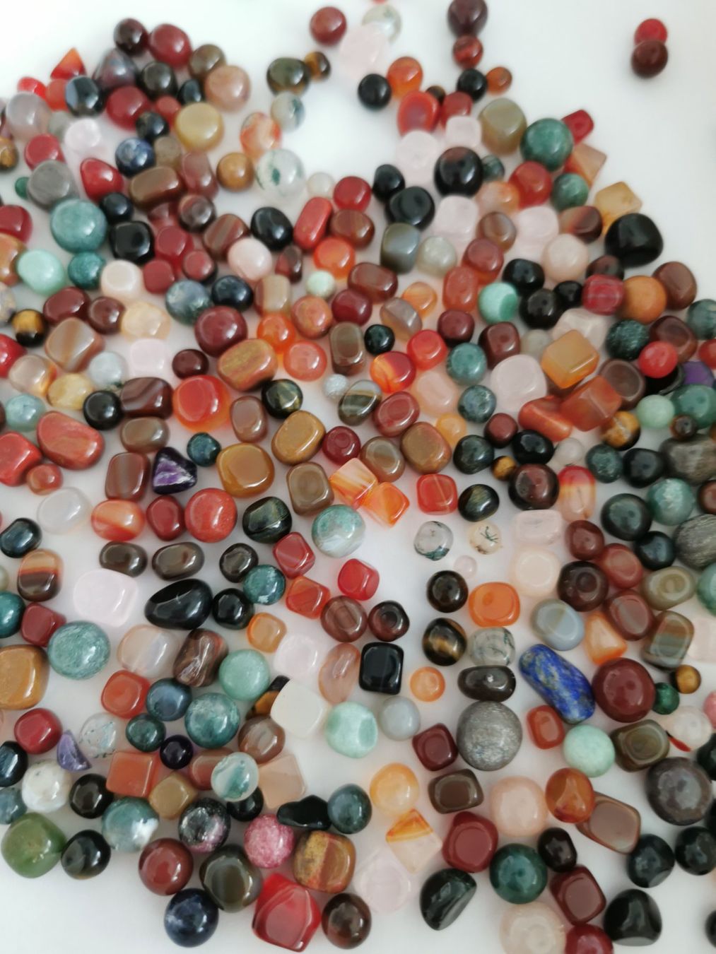 Pietre preziose: MIX - Edelstein/Schmuckstein, 4-7mm ca.200gr – Nuovo e nell'imballaggio originale da Dierikon venduto da Buntspecht-10 4