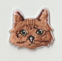 Aufnäher Patch Katze zum Aufbügeln