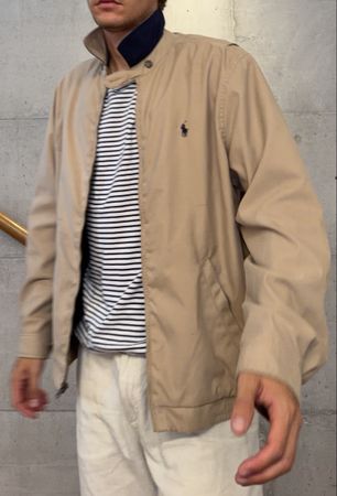 Polo Ralph Lauren Jacket Beige Size M used condition