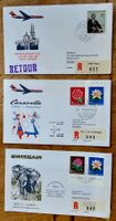 SWISSAIR 3 Erstflug Briefe 1965-66