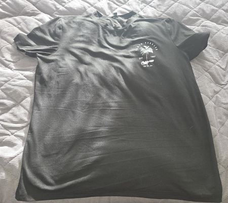 Schwarzes Santa Barbara T-Shirt, Sommer-Look, Gr. XXL