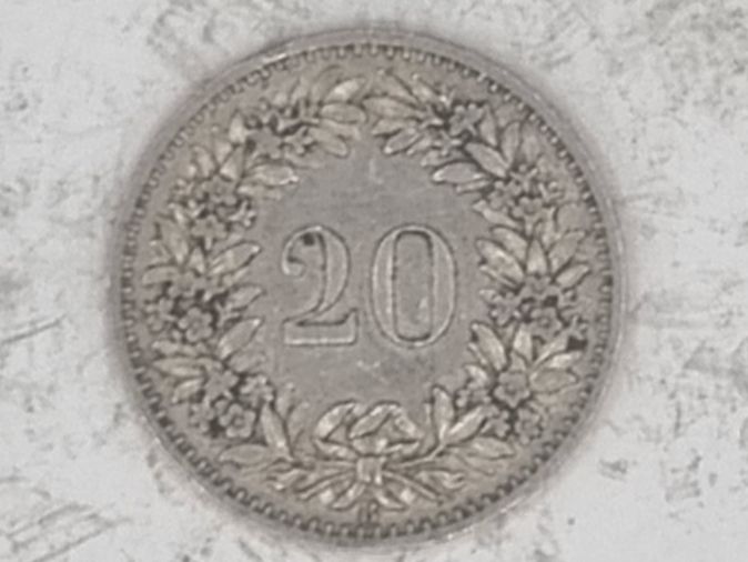 Tutti le monete: 20 rappen 1891 – Usato da Bure venduto da chap981 1