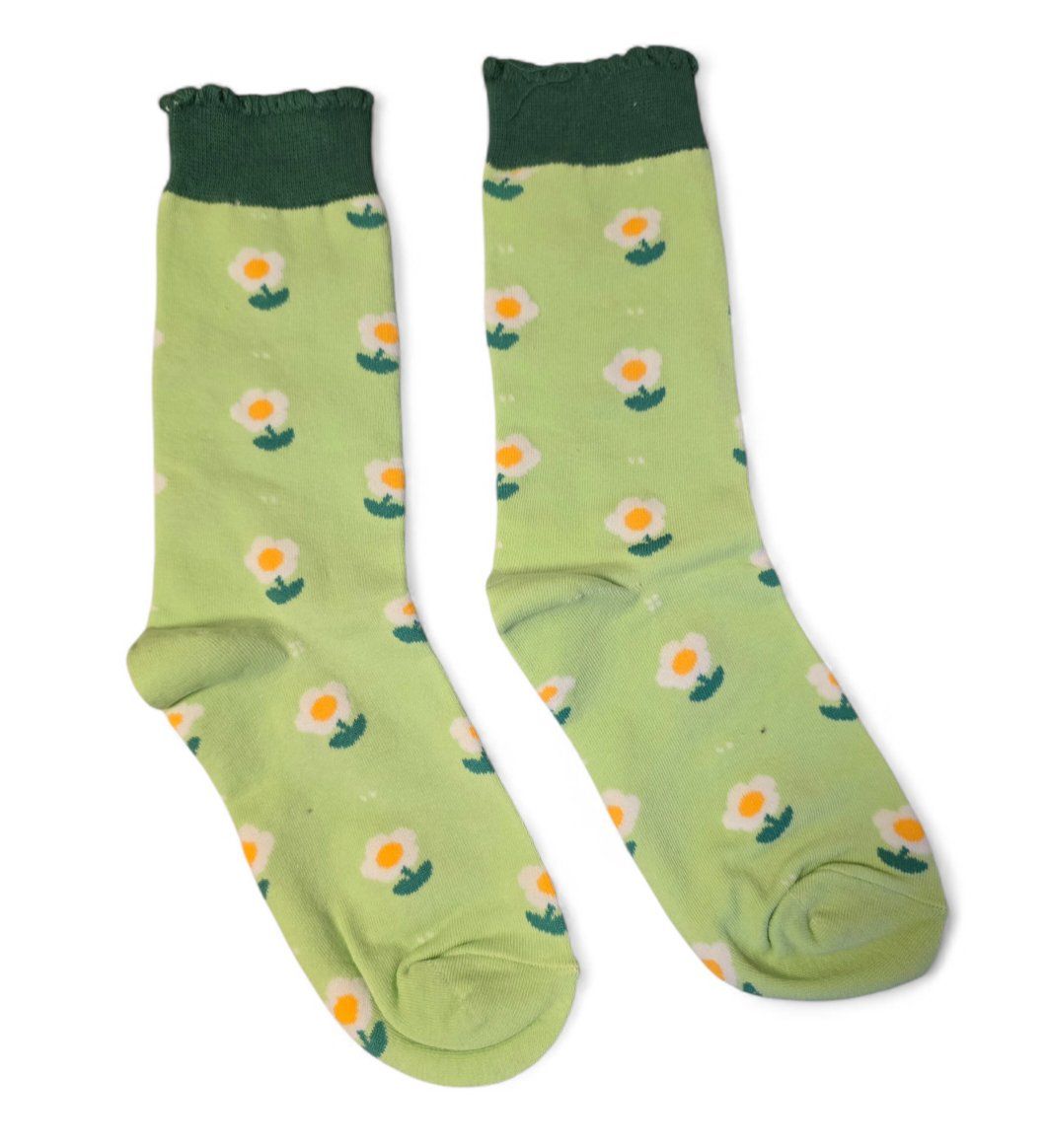 Calze: Socken Blumen / Flowers – Nuovo e nell'imballaggio originale da Zürich venduto da amysmith