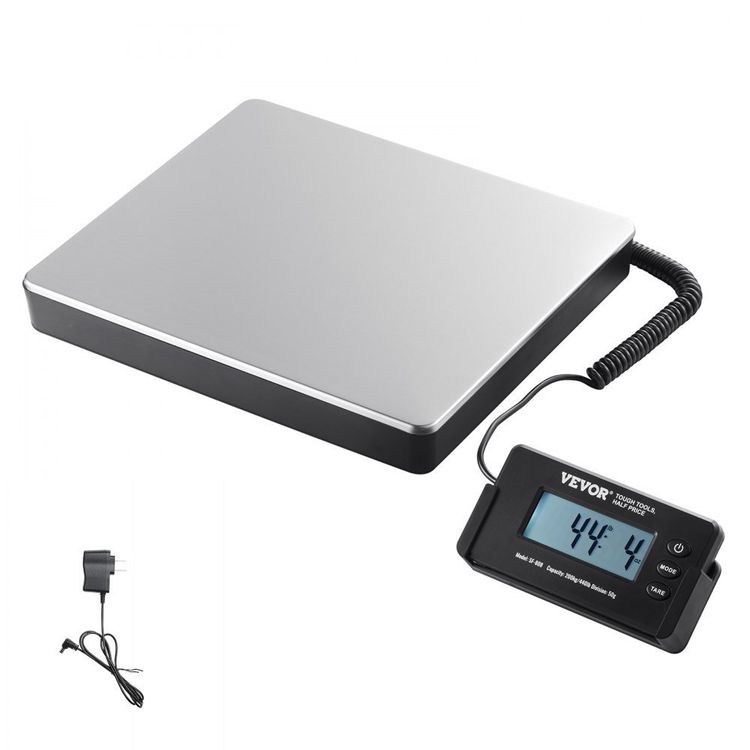 VEVOR Digitale Paketwaage 200kg 10/100g Tara/Hold LCD-Display ab 35,99