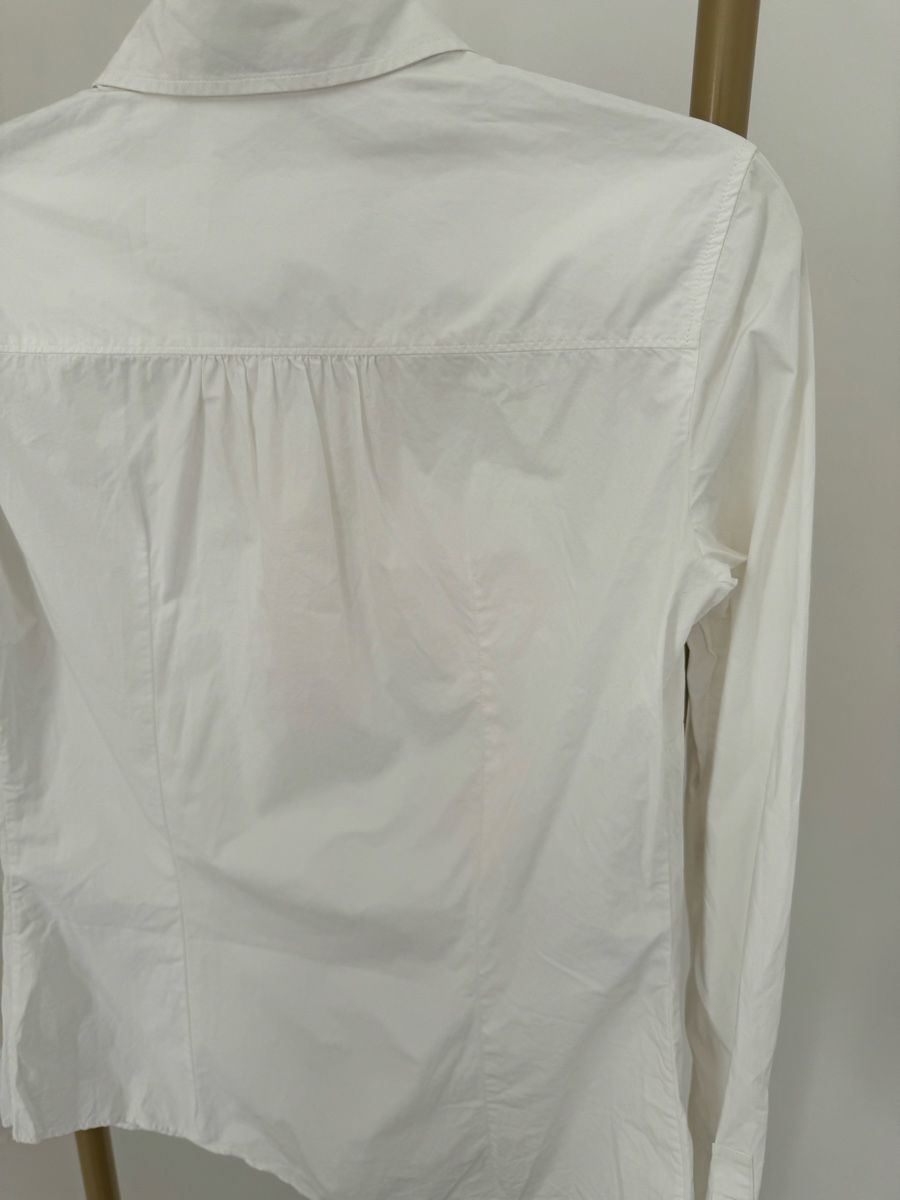 Miu Miu Camicette: Miu Miu Bluse weiss Baumwolle – Nuovo (secondo la descrizione) da Zürich venduto da di_archive 3