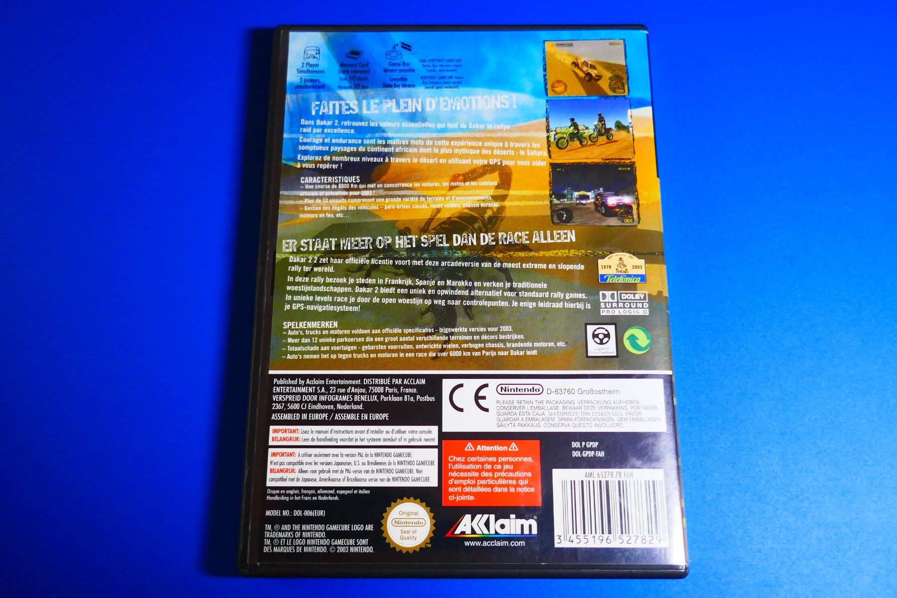 Nintendo Jeux: Dakar 2 - Nintendo GameCube – D'occasion à Vuarrens par Espace-Retro 3