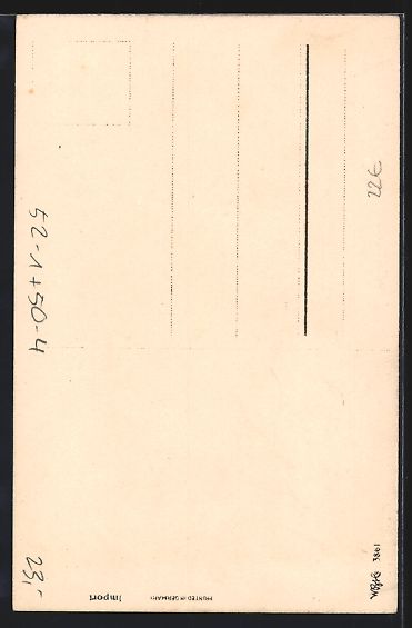 Cartoline postali: Frosch mit Wanderausrüstung und Pfeife, – Usato da Berlin venduto da bartko-reher 1
