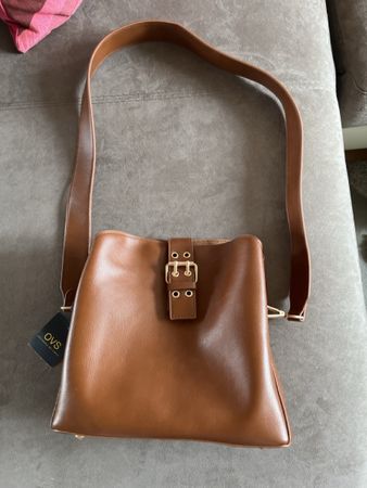 Sac à main OVS marron avec bandoulière état neuf