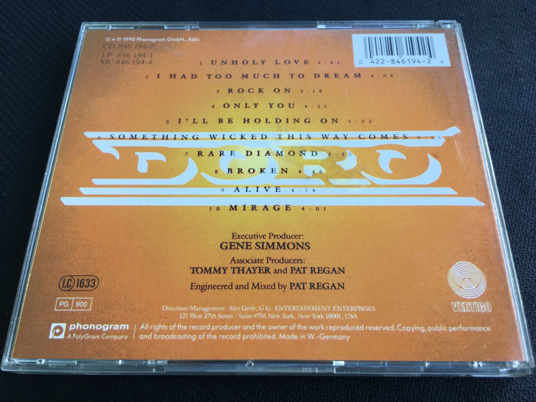CD: Doro -CD- – Usato da St.Gallen venduto da MedienJoe 2