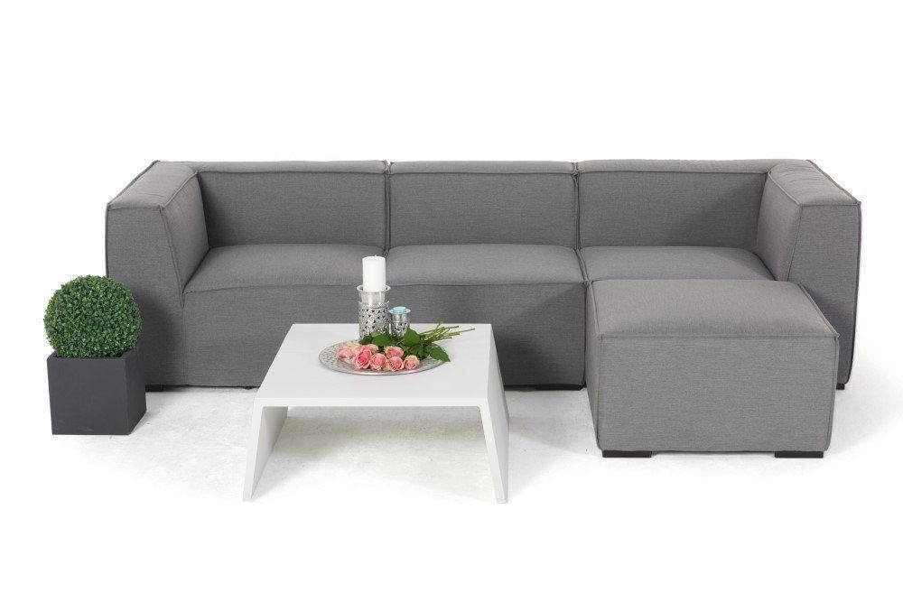 Viplounge Divani: Gartenmöbel 3-Sitzer Sofa mit Hocker – Nuovo e nell'imballaggio originale da Uznach venduto da viplounge 4